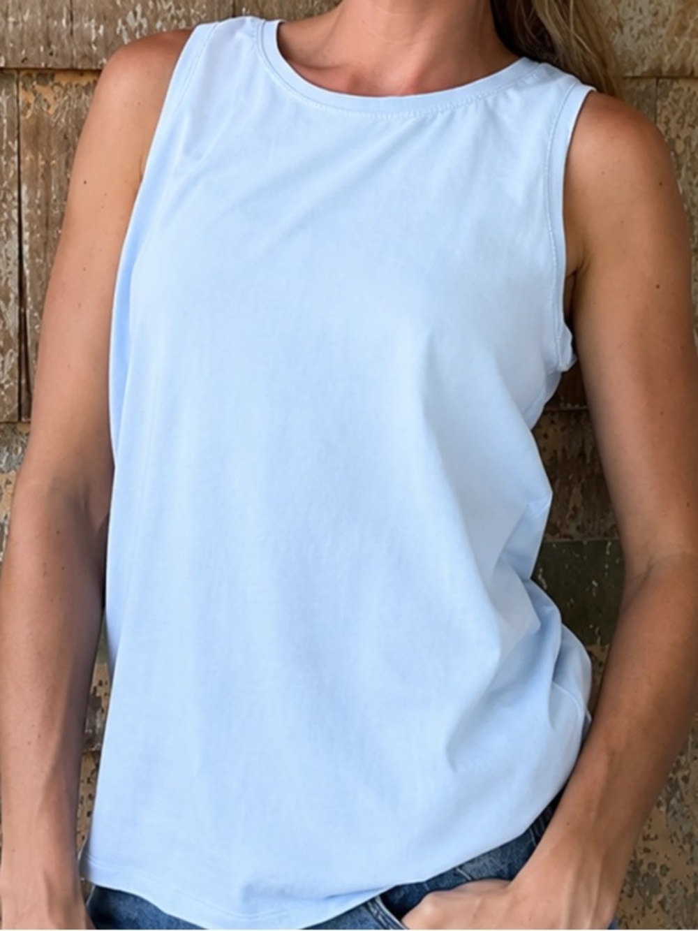 Life Is Good Solid Crusher Sleeveless Tank Top - White Sz XXL